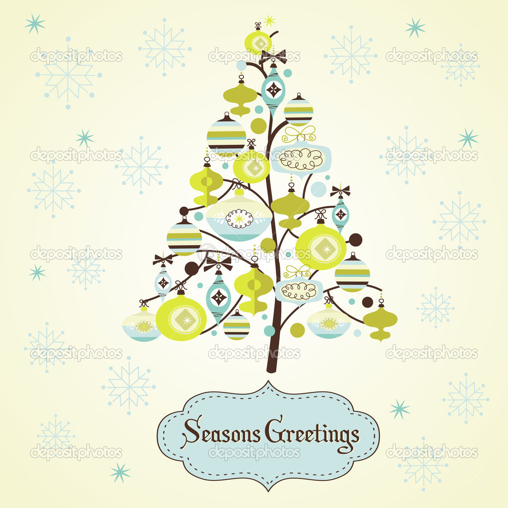 Christmas tree Card