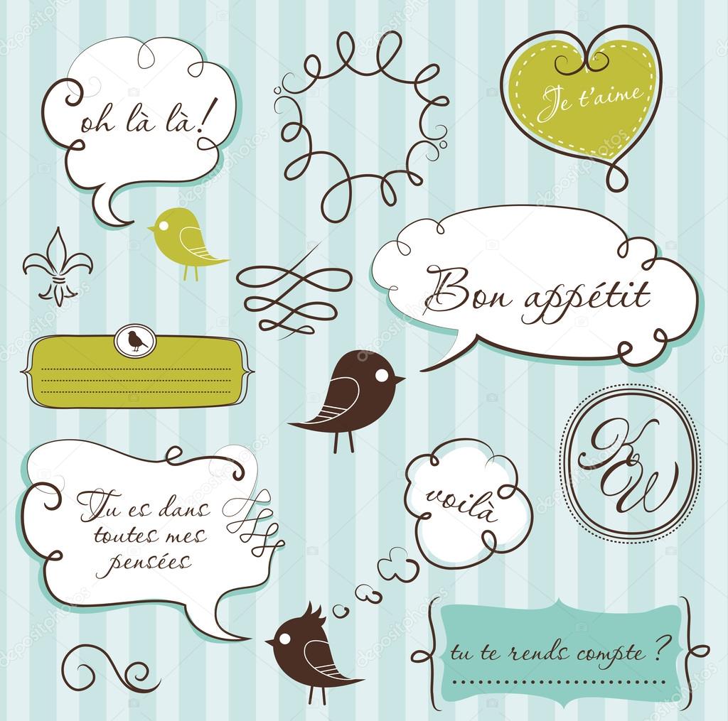 Speech bubbles