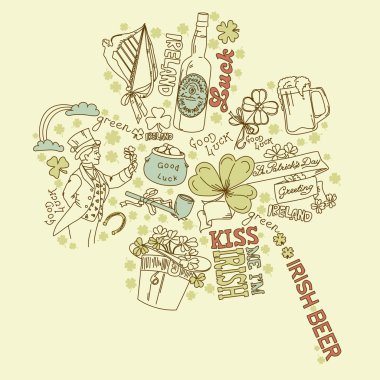 Aziz patrick günü karalamalar