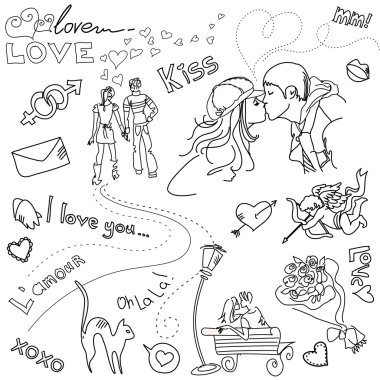 Sevgililer günü scrapbook pag