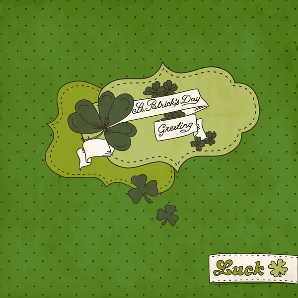 Carte de la Saint Patrick — Image vectorielle