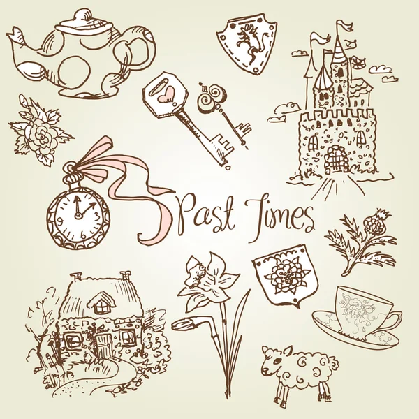 Past Times — Stock Vector