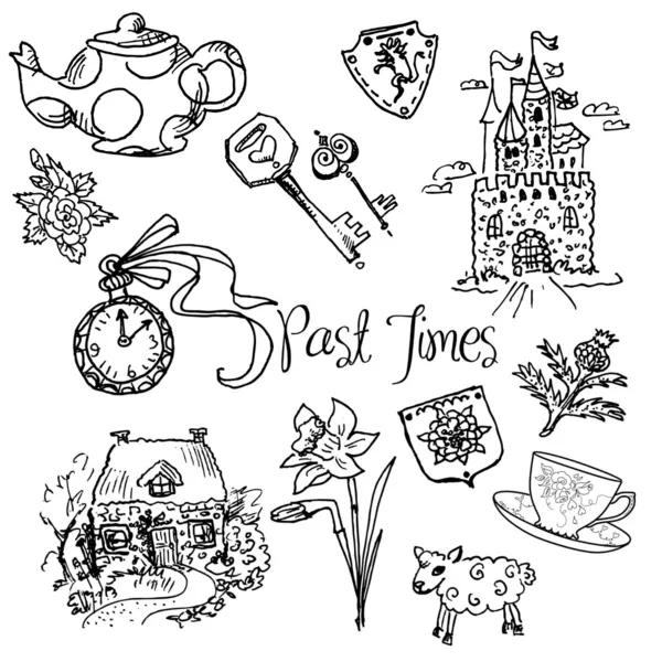 Past Times — Stock Vector