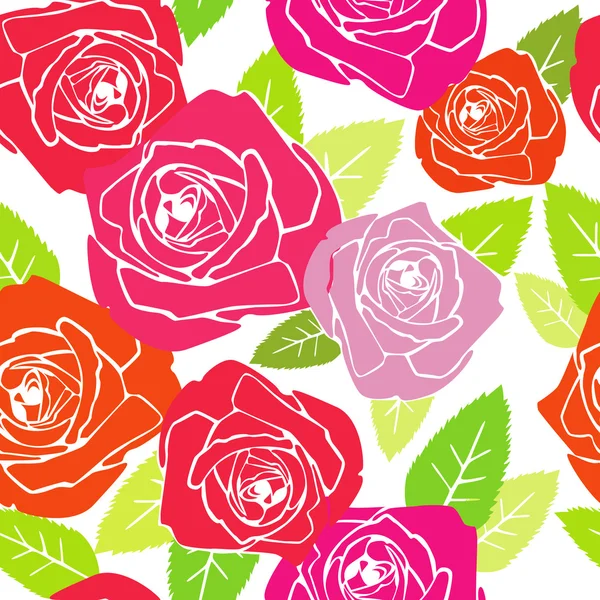 Des roses. Modèle — Image vectorielle