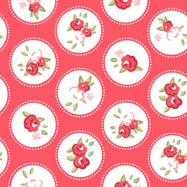 Vintage motif rose . — Image vectorielle