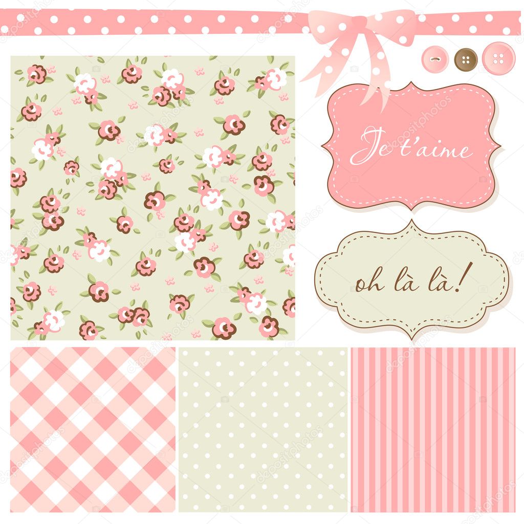 Vintage Rose Pattern