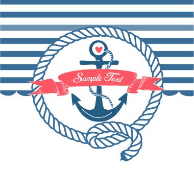 çapa ile deniz arka plan