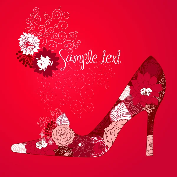 Chaussures d'amour — Image vectorielle