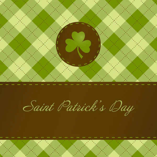 Saint Patricks day card — Stock Vector