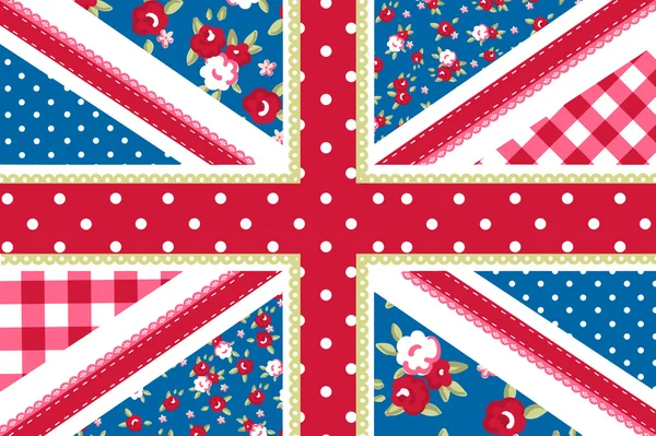 Britse vlag — Stockvector