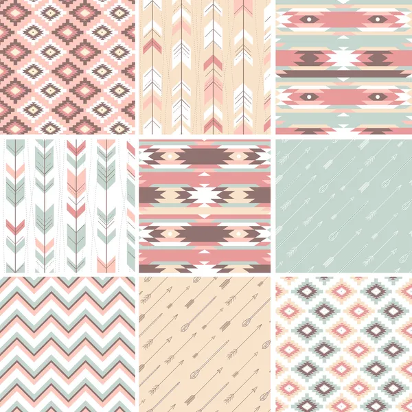 Pattern in aztec style — Stock Vector