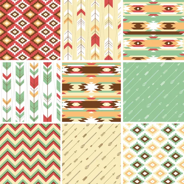 Pattern in aztec style — Stock Vector