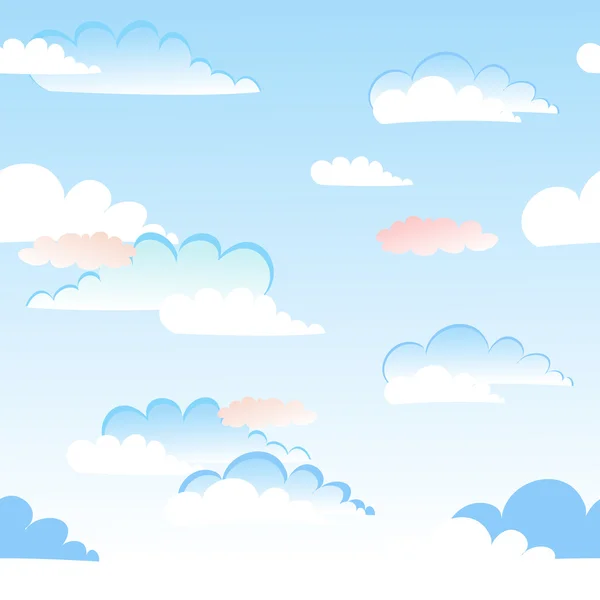 Clouds Background. — Stock Vector