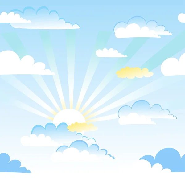 Clouds Background. — Stock Vector
