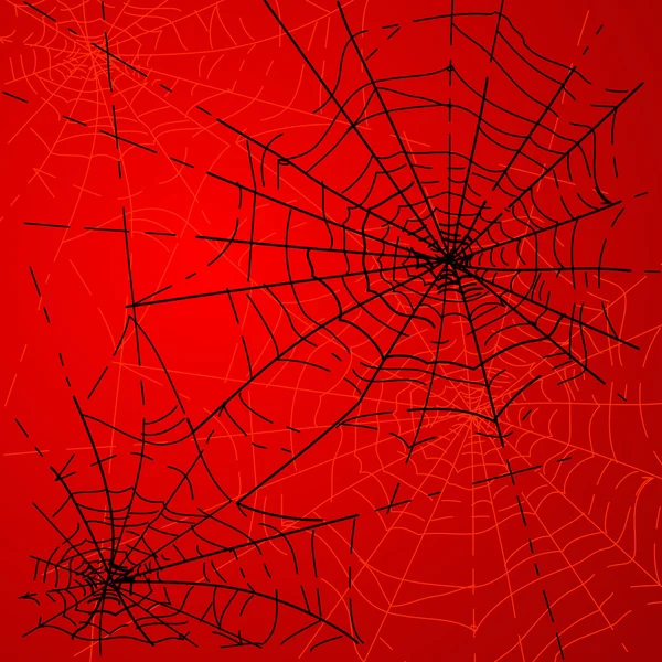Web de arañas de Halloween — Archivo Imágenes Vectoriales