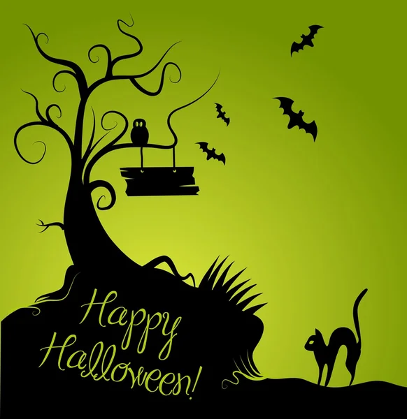 Halloween achtergrond — Stockvector