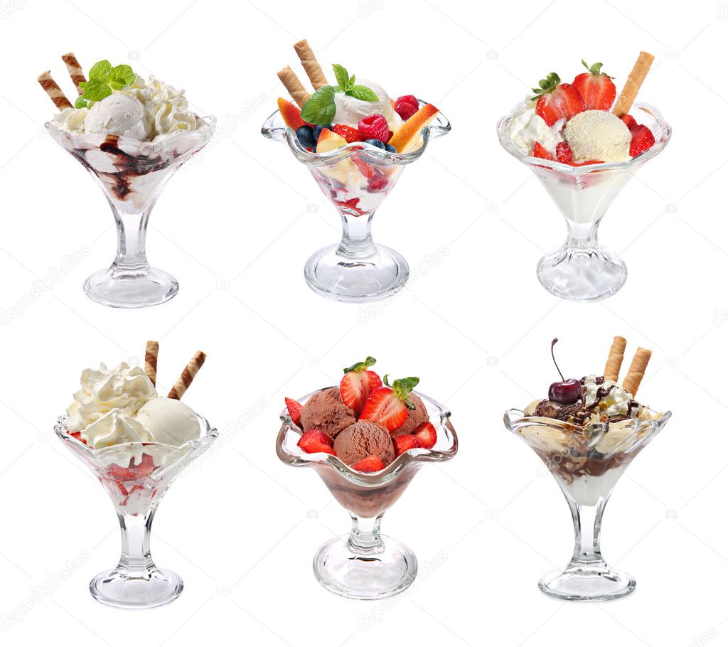 Ice cream collage