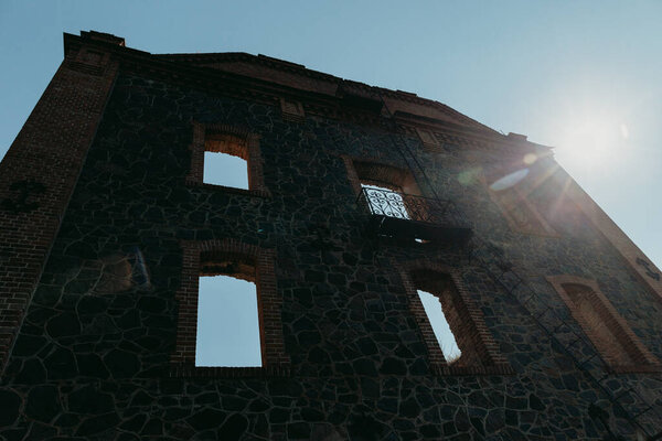 старое разрушенное здание, мельница, красивое историческое здание