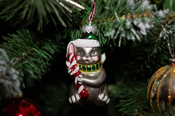 Christmas tree toy mouse