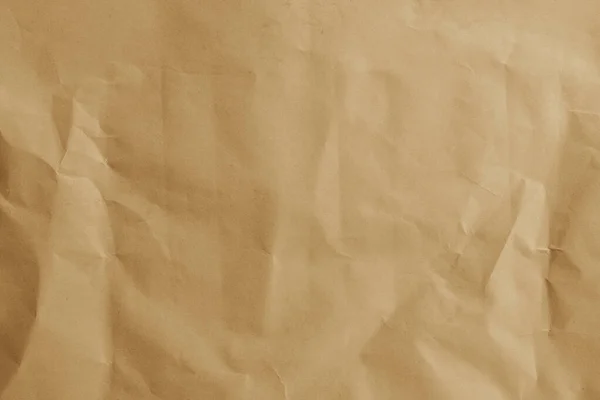 Brown Wrinkled Paper Texture Background Top View — Fotografia de Stock