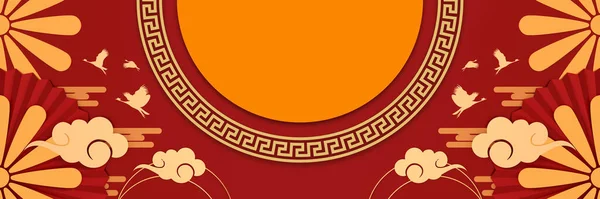 Feliz Año Nuevo Chino Banner Diseño Año Del Tigre Espacio —  Fotos de Stock