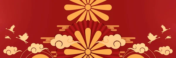 Ευτυχισμένο Κινέζικο Νέο Έτος Banner Σχεδιασμό Χρονιά Της Τίγρης Χώρος — Φωτογραφία Αρχείου