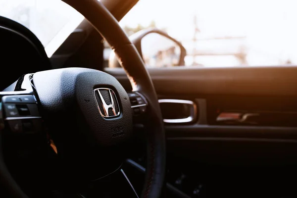CHIANG RAI, THAILAND - MAYIS 01, 2022: Tüm yeni Honda Civic 2022 'nin İçişleri