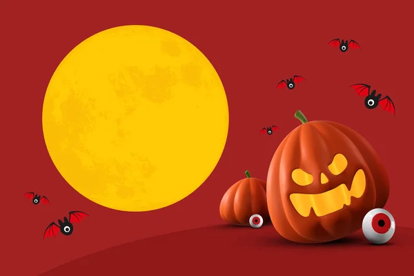 Šťastný Halloween Den Banner Backgroun Pro Blahopřání Banner Plakát Blog — Stock fotografie