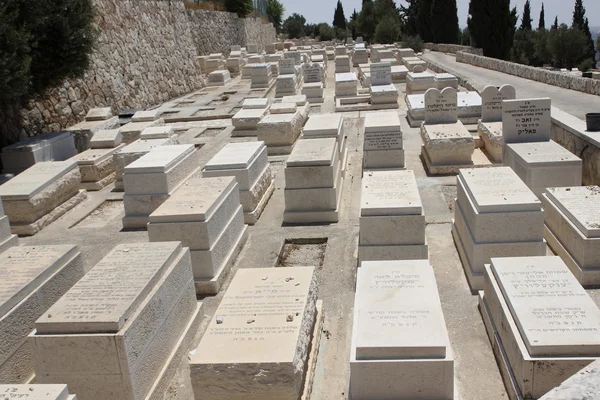 Antiguo cementerio judío — Foto de Stock