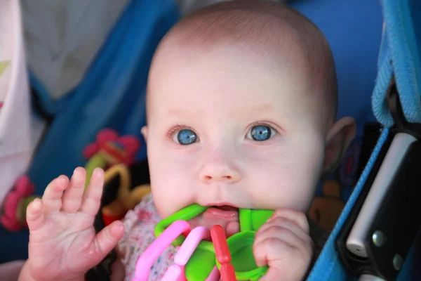 Teething Baby — Stock Photo, Image