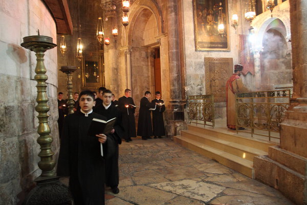 Service in Jerusalem church