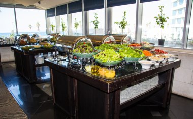 Herşey dahil otel restoranında