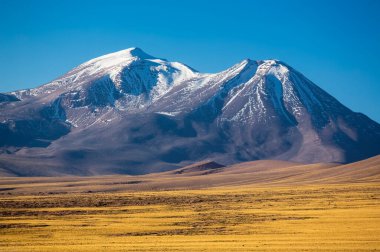 Atacama çölünde volkan, Şili