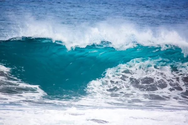 Onda Marina Rotolamento Acqua Turchese Blu — Foto Stock