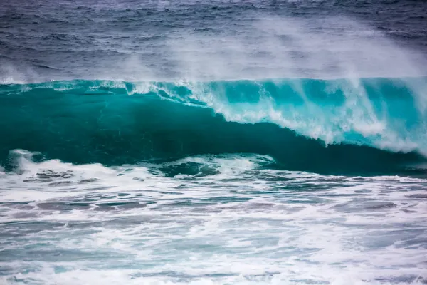 Sea Wave Rolling Turquoise Blue Water — Stock Photo, Image