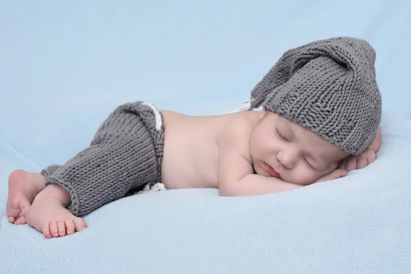 Sleeping Newborn Baby Family Concept Parents — Stock Photo, Image