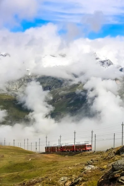 Zermatt Suiza Rotenboden Estación Antes Última Parada Gornergrat —  Fotos de Stock