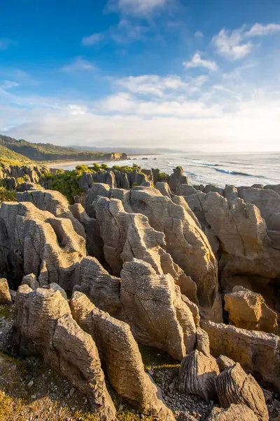 Punakaiki Pancake Rocks West Coast Nieuw Zeeland — Stockfoto