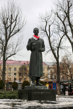 Kiev, Ukrayna - 11 Ocak 2022: Kiev, Ukrayna 'nın başkenti