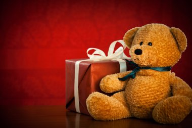 sevimli Noel oyuncak ayı