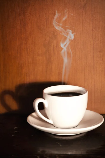 Fumar café — Fotografia de Stock