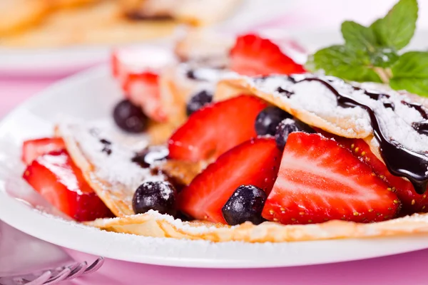 Crêpes hautnah — Stockfoto