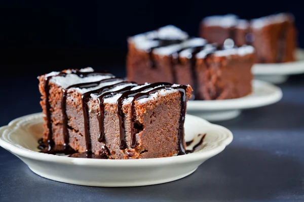 Pastel de chocolate dulce —  Fotos de Stock