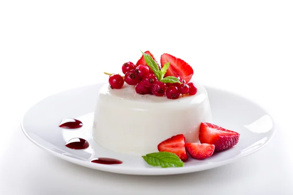 Panna Cotta Dessert — Stock Photo, Image