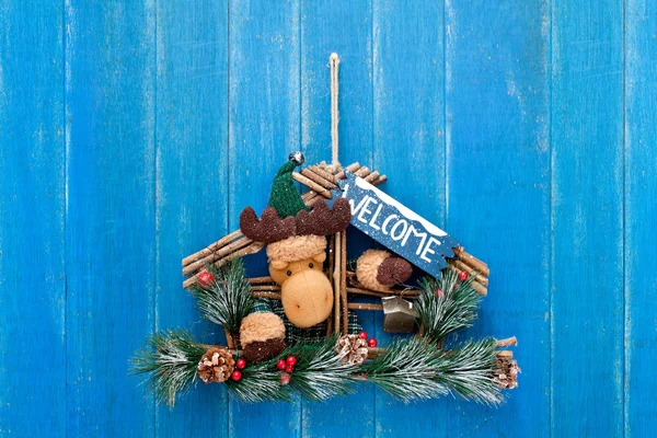 Porta de Natal decoração — Fotografia de Stock