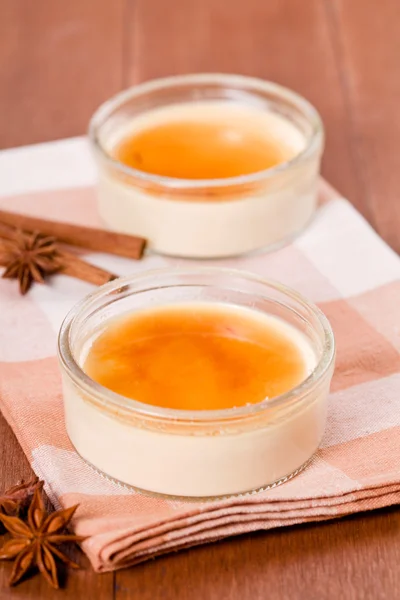 Välsmakande crème brûlée — Stockfoto