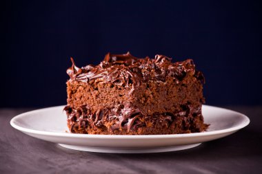 초콜릿 퍼지의 조각