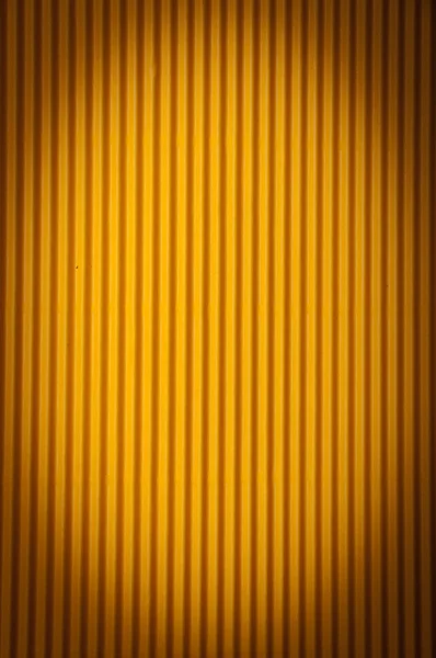Cartão ondulado amarelo — Fotografia de Stock