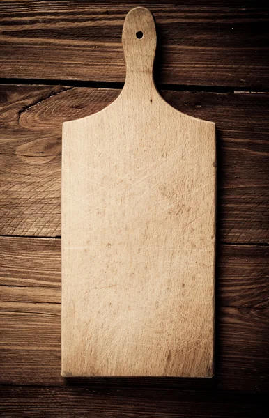 Empty vintage cutting board — Stock Photo, Image