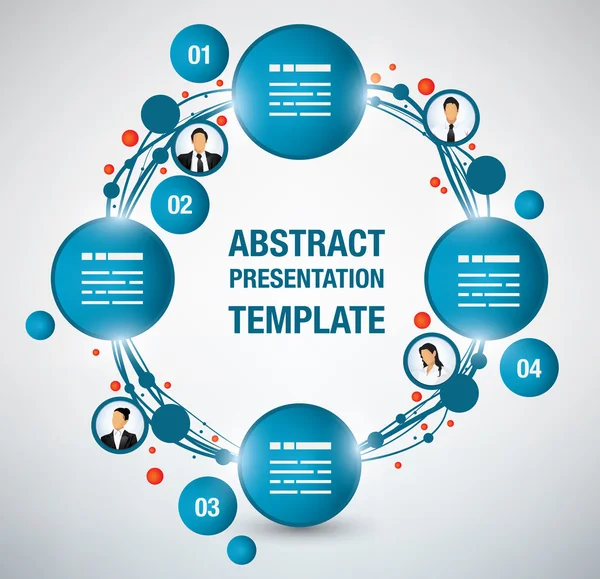 Presentation template — Stock Vector